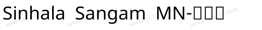 Sinhala Sangam MN字体转换